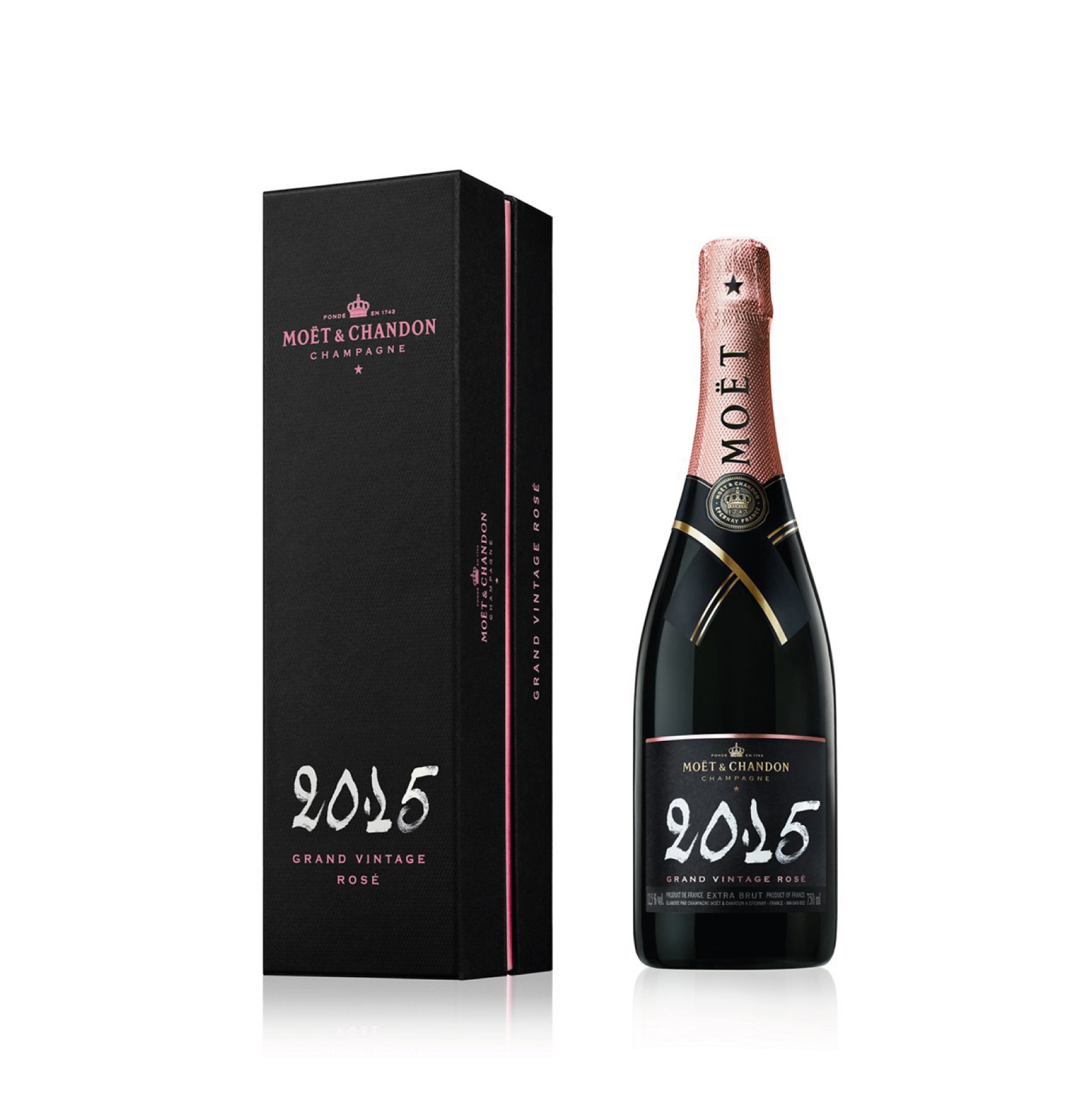 MOËT & CHANDON "GRAND VINTAGE ROSÉ 2015" N.M. Champagne Brut 75cl