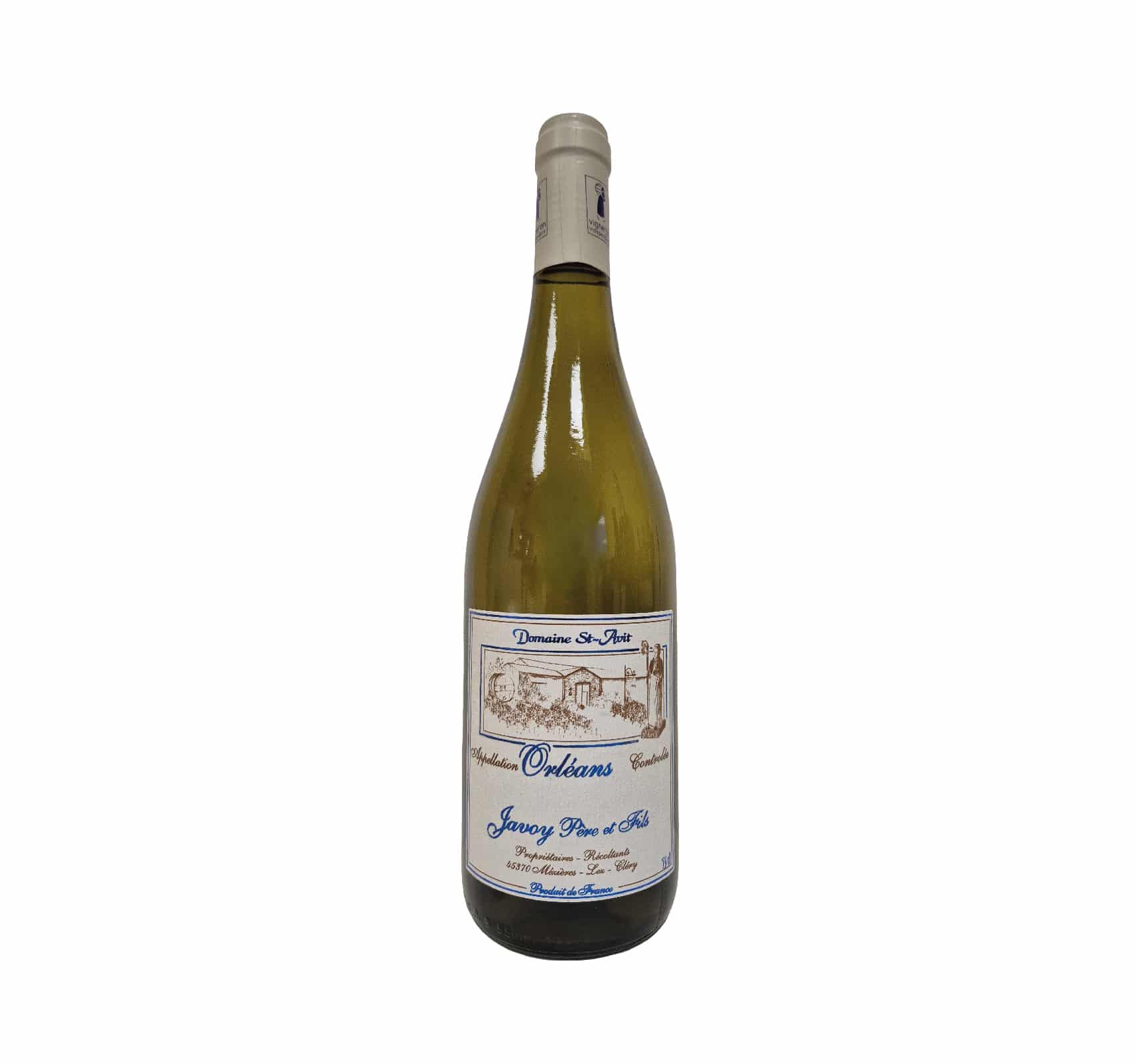 Javoy Père et Fils "Domaine St-Avit" A.O.C. ORLÉANS Blanc 2023 Bouteille 75cl