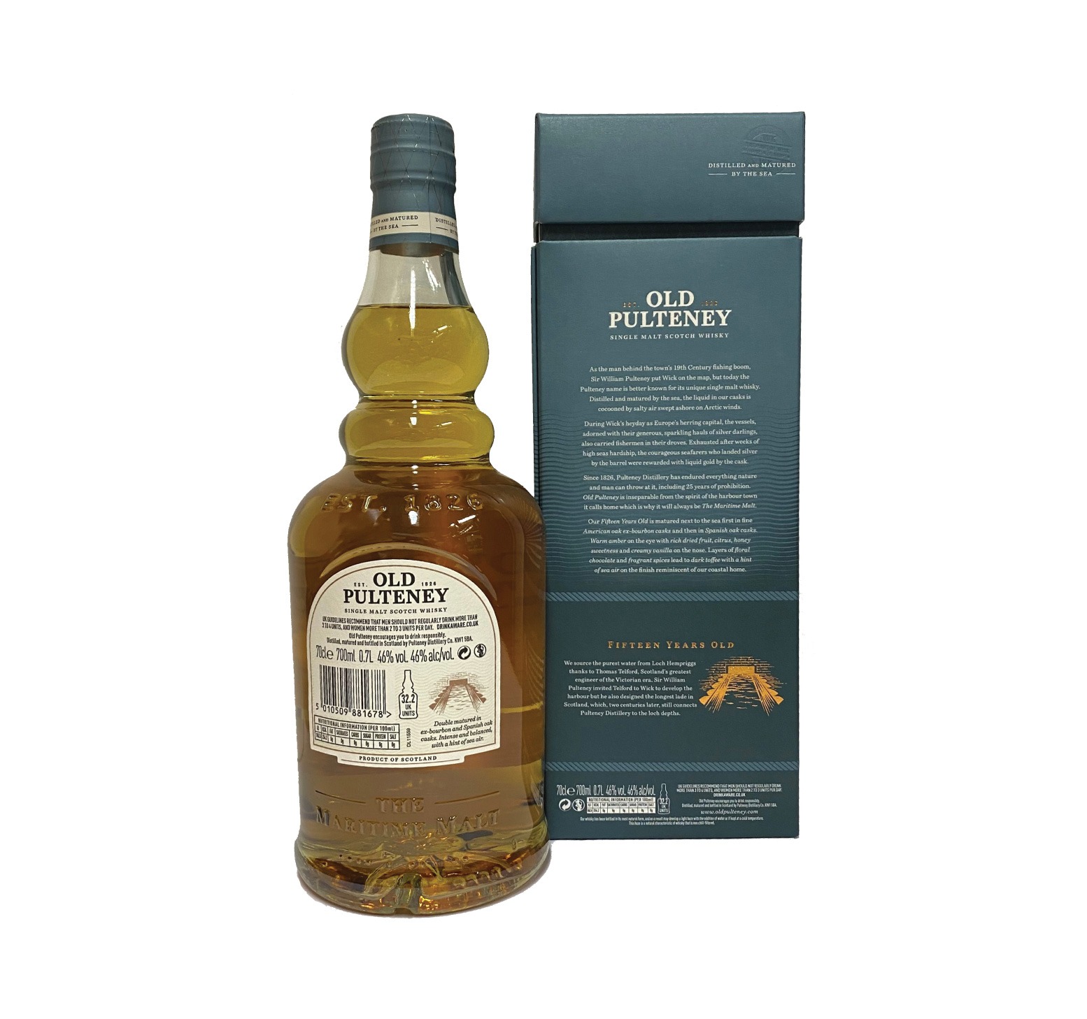 OLD PULTENEY 15 ans 46% Single Malt WHISKY (ÉCOSSE / Highland) 70cl – Image 2