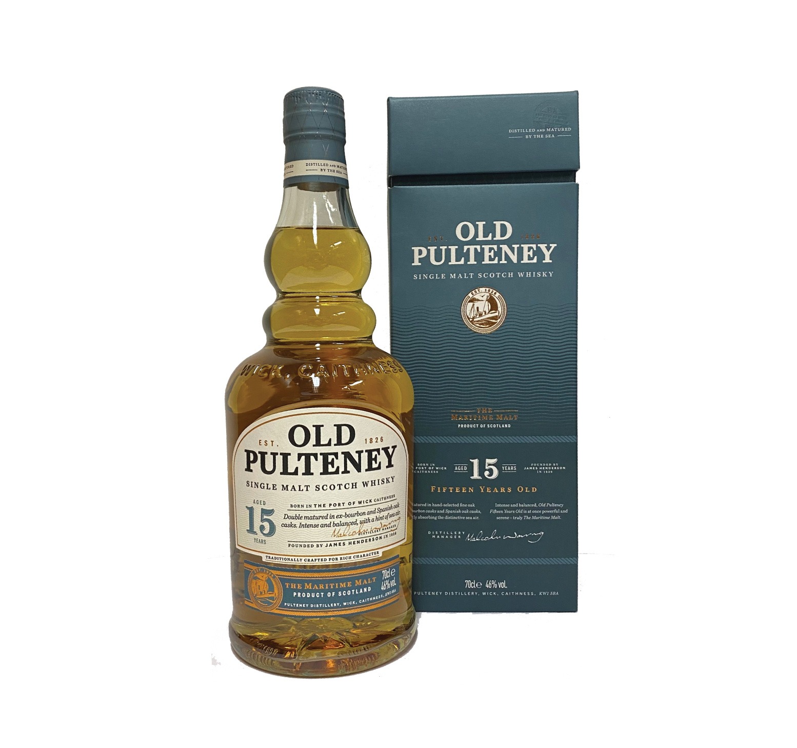 OLD PULTENEY 15 ans 46% Single Malt WHISKY (ÉCOSSE / Highland) 70cl