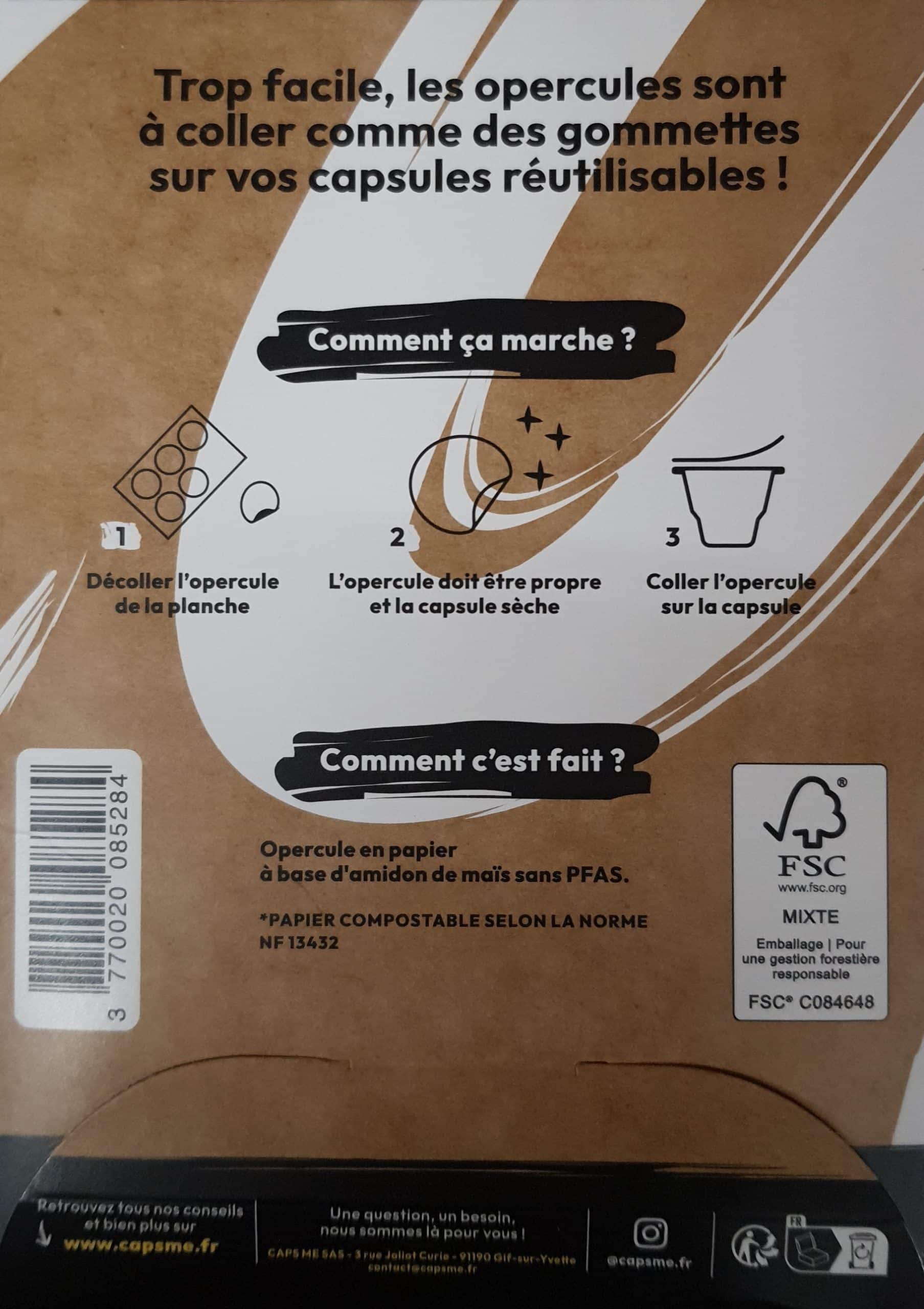 CAPS ME 102 OPERCULES COMPOSTABLES – Image 2