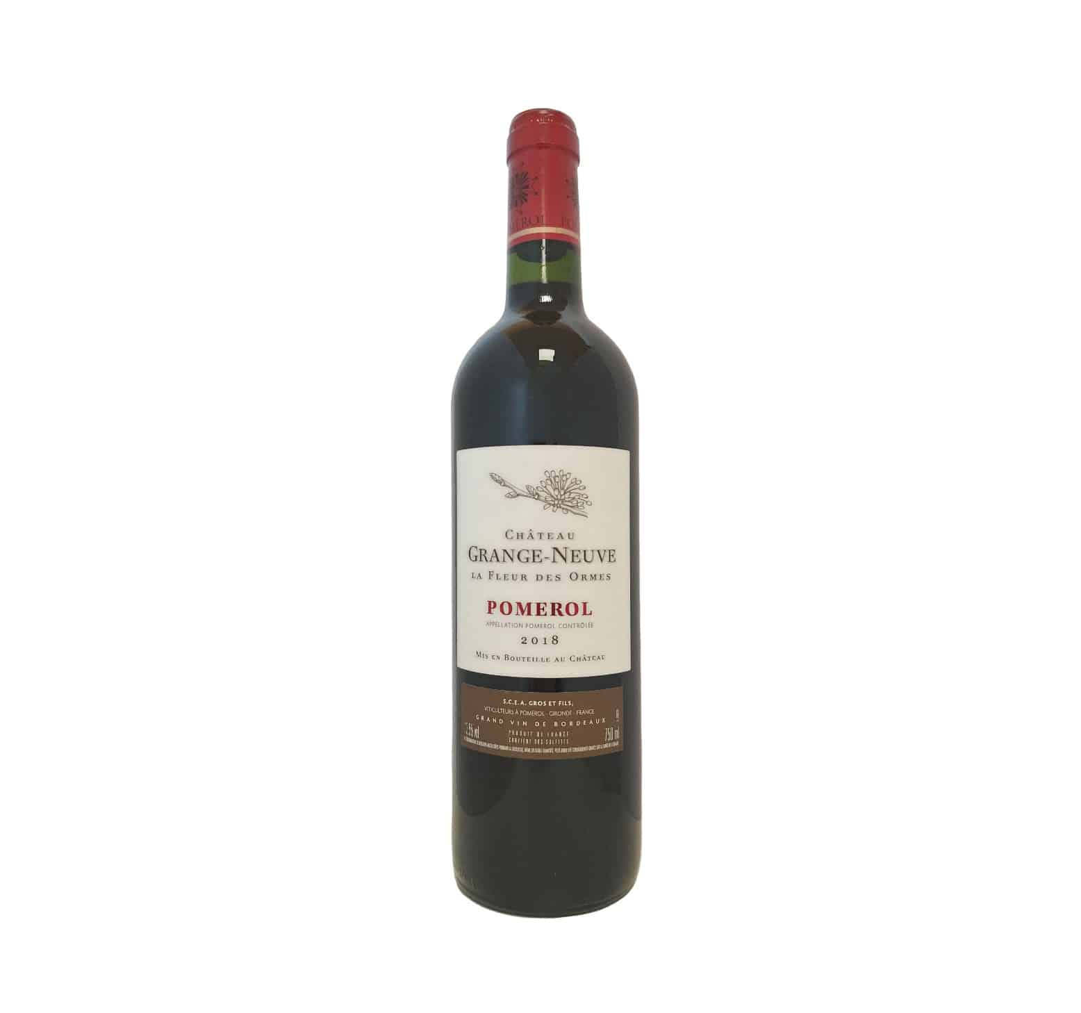 Château Grange-Neuve "La Fleur des Ormes" A.O.C. POMEROL Rouge 2020 Bouteille 75cl
