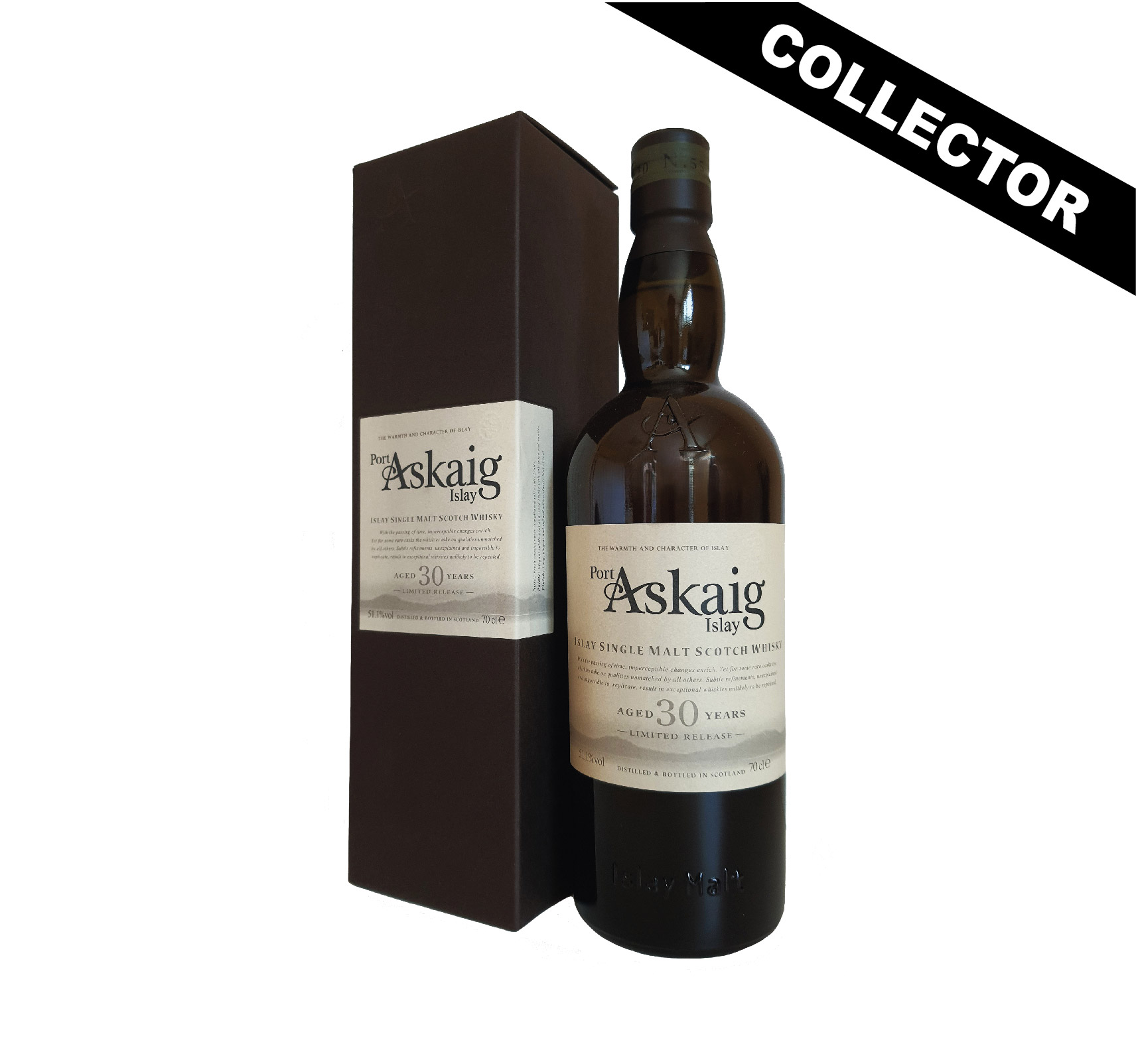 PORT ASKAIG 30 ans 51,1% Single Malt WHISKY (ÉCOSSE / Islay) 70cl