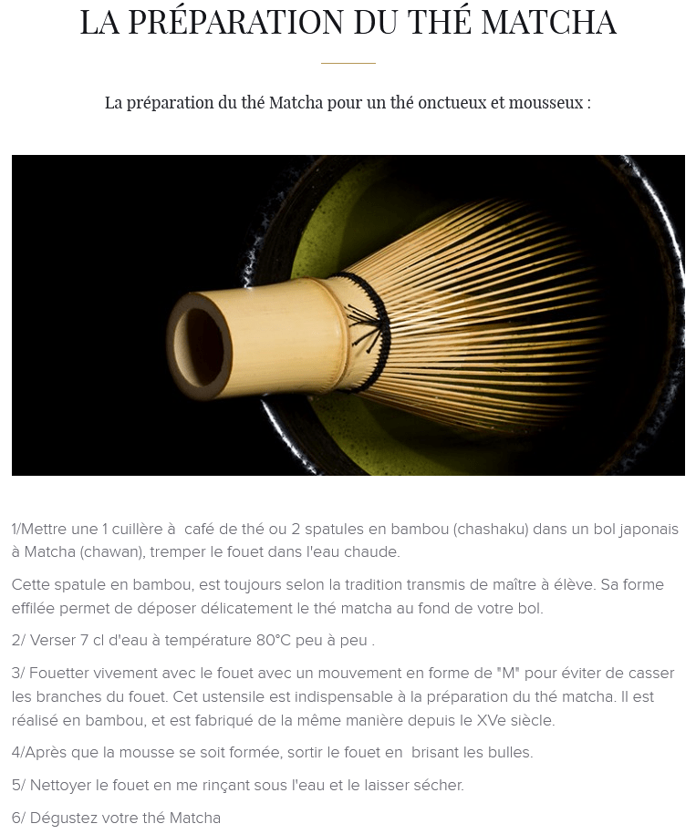 MATCHA (Thé vert du Japon) Etui 15 Sticks – Image 2