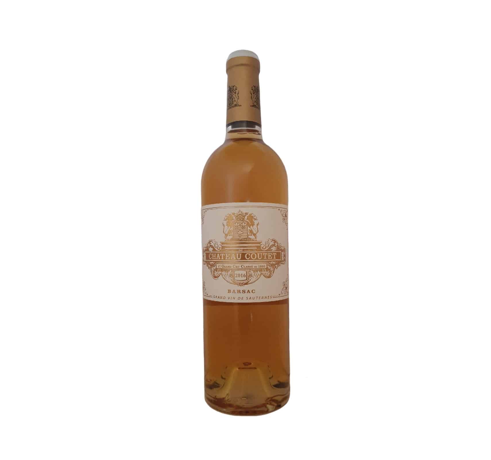 "Château Coutet" A.O.C. BARSAC 1ER G.C.C. Blanc liquoreux 2016 Bouteille 75cl