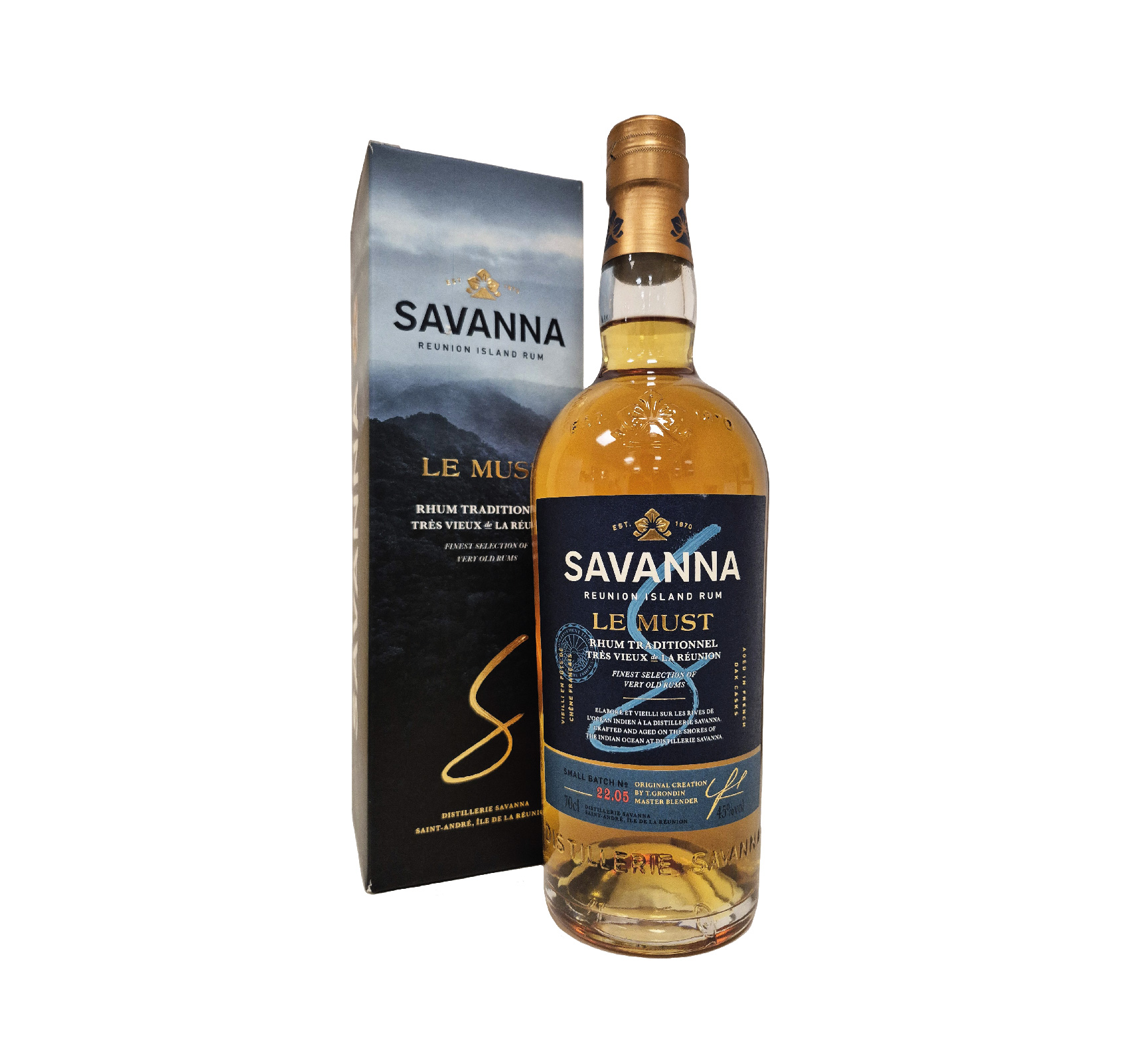 SAVANNA Le Must RHUM TRÈS VIEUX (ILE DE LA RÉUNION) 70cl