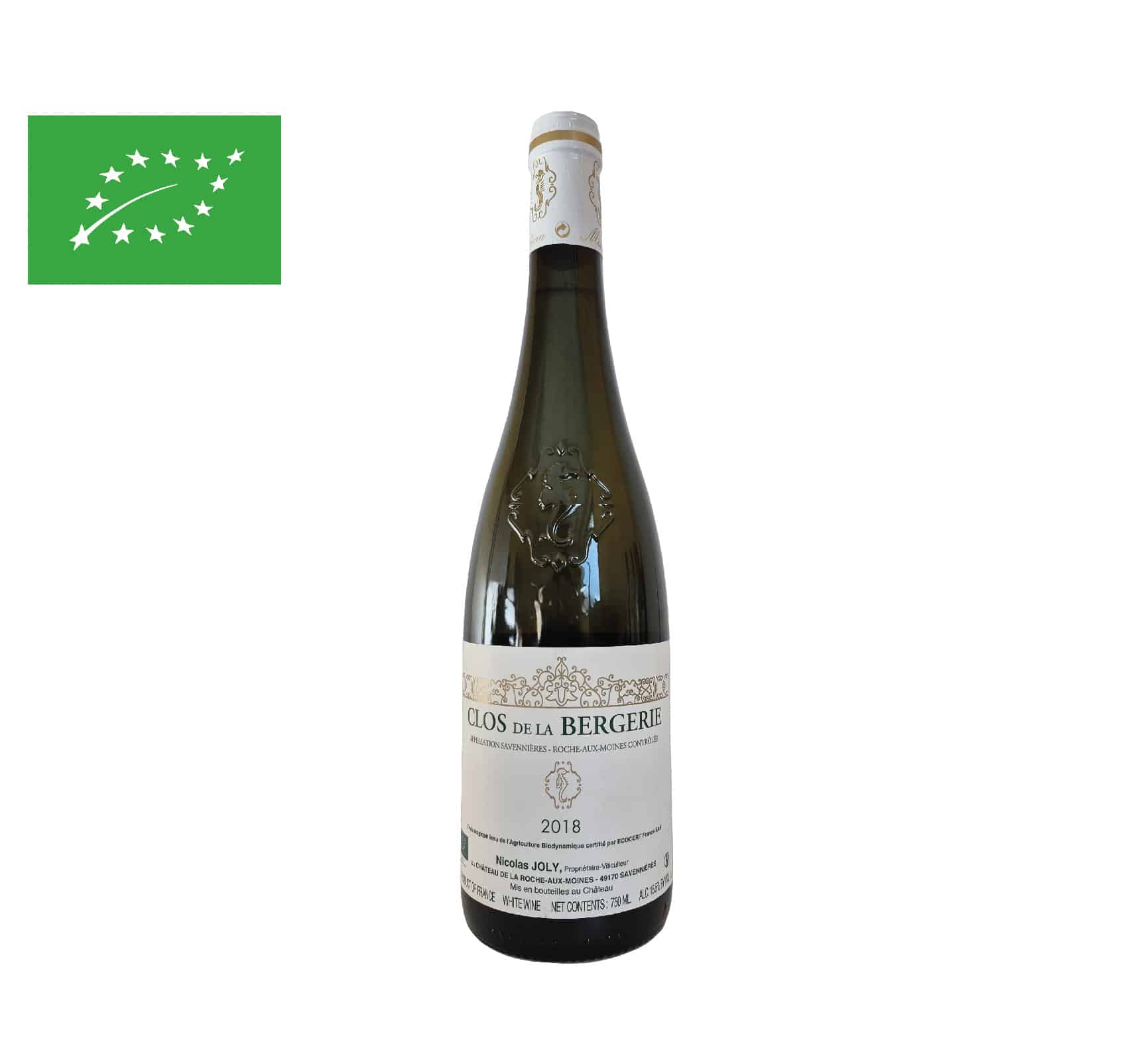Domaine Nicolas Joly “CLOS DE LA BERGERIE” A.O.C. SAVENNIÈRES-ROCHE-AUX-MOINES Blanc 2018 Bouteille 75cl