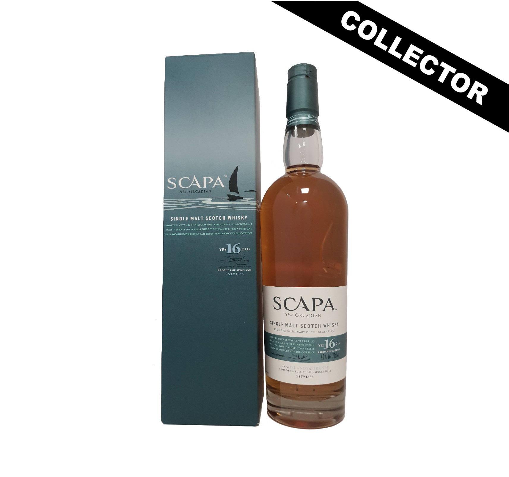 SCAPA 16 ans 40% Single Malt WHISKY (ÉCOSSE / Orkney) 70cl
