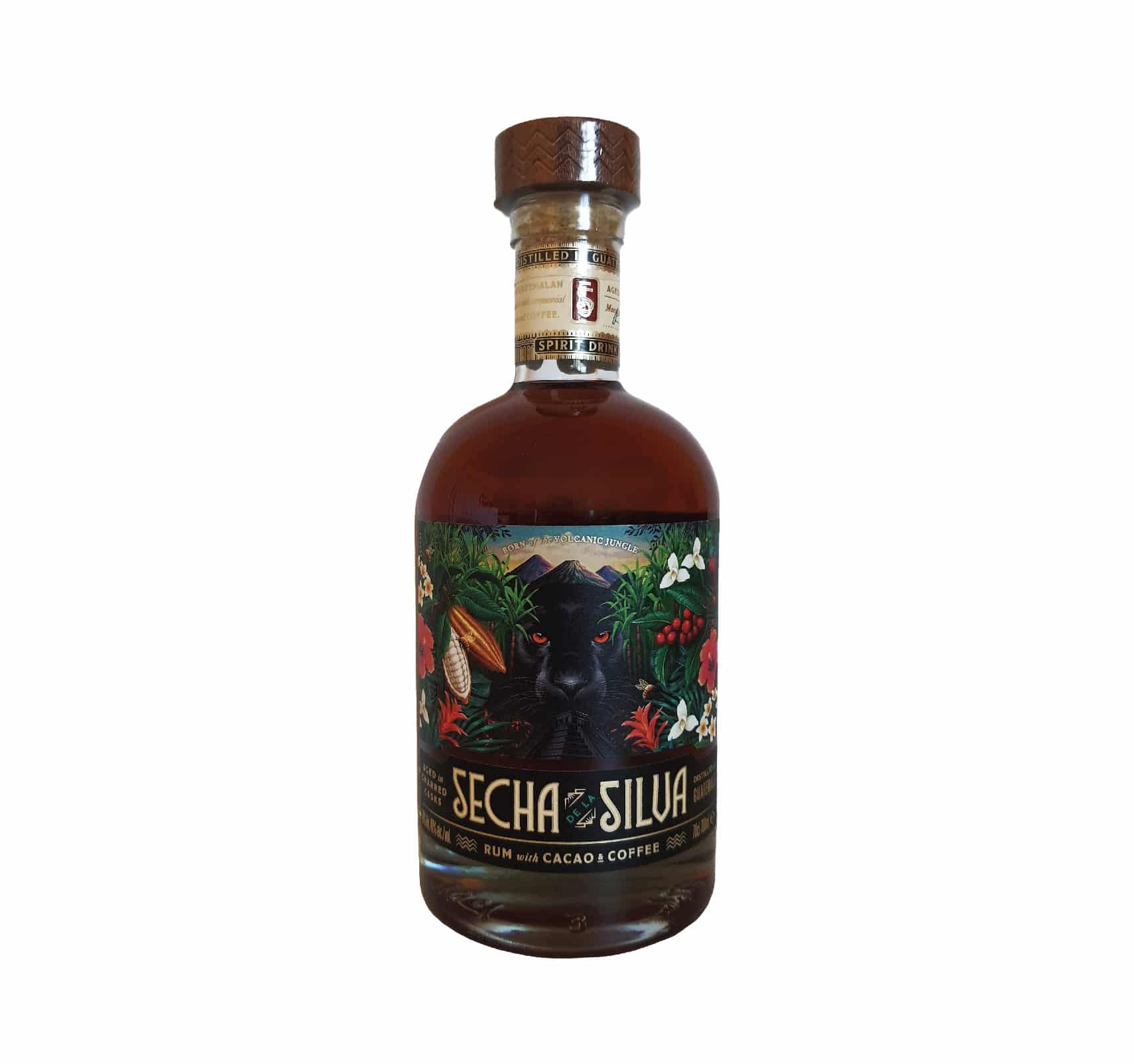 SECHA DE LA SILVA Cacao & Coffee 40% BOISSON SPIRITUEUSE (GUATEMALA) 70cl