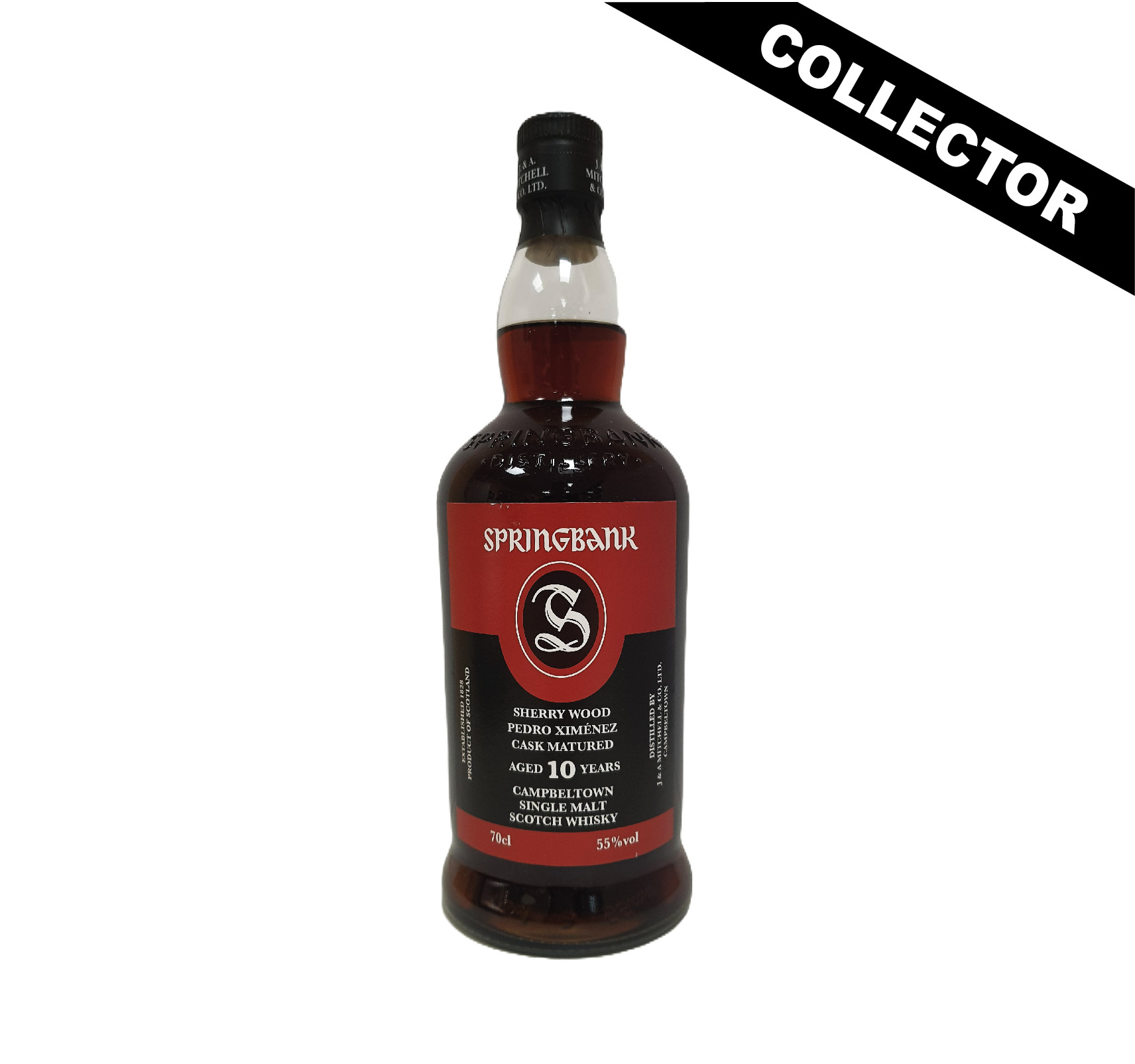 SPRINGBANK 10 ans 55% Sherry Wood Pedro Ximénez Édition 2022 Single Malt WHISKY (ÉCOSSE / Campbeltown) 70cl