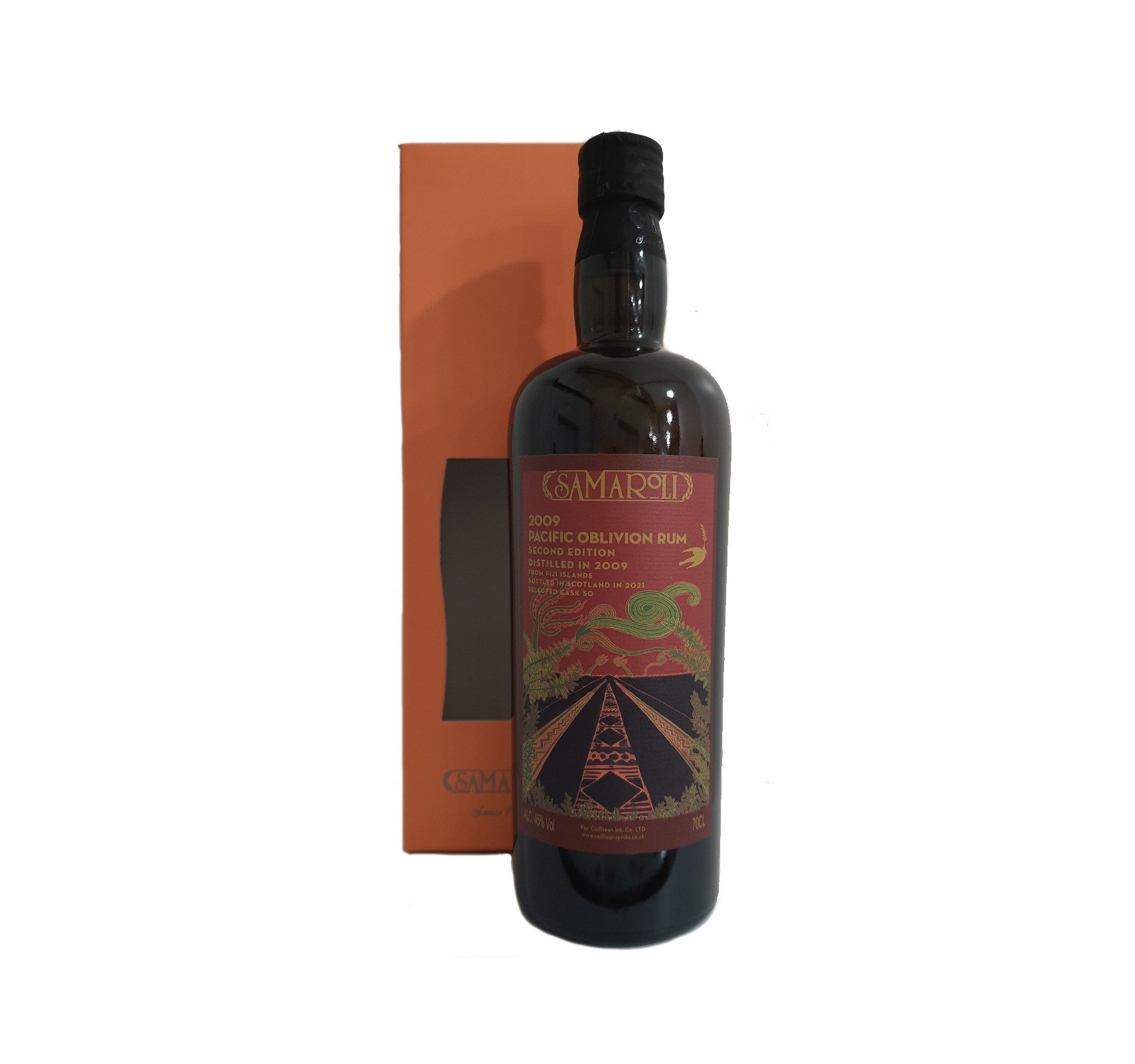 SAMAROLI Pacific Oblivion Rum 2009 (45%) Second Édition BLENDED RUM (FIDJI) 70cl