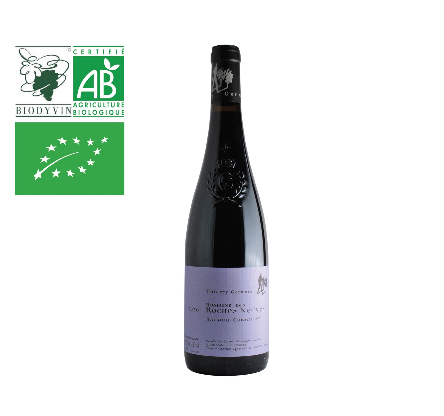 Domaine des Roches Neuves "CUVÉE DOMAINE" A.O.C SAUMUR CHAMPIGNY Rouge 2020 Bouteille 75cl