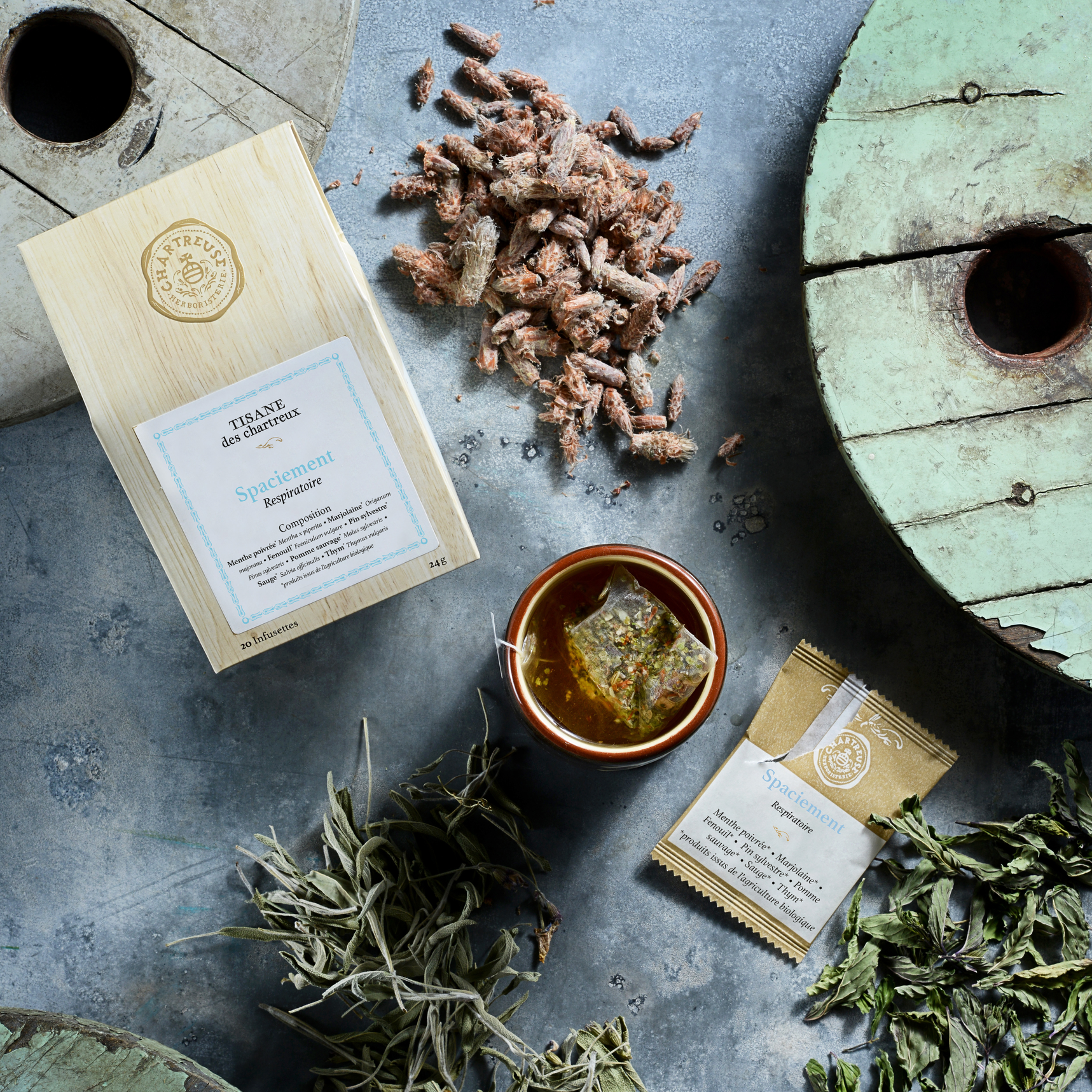 Tisane des Chartreux SPACIEMENT Boîte 20 sachets – Image 2