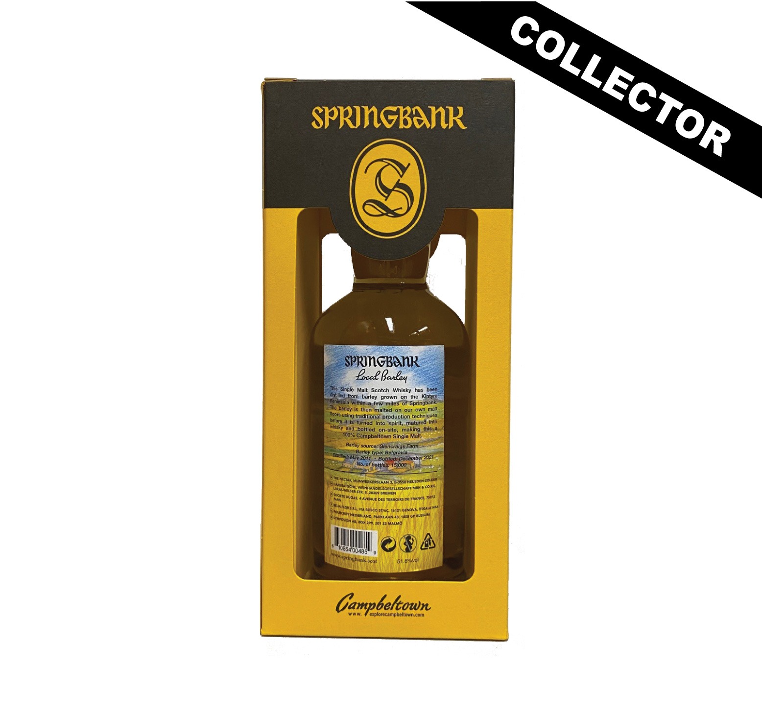 SPRINGBANK Local Barley 10 ans 51,6% (Edition 2021) Single Malt WHISKY (ÉCOSSE / Campbeltown) 70cl – Image 2