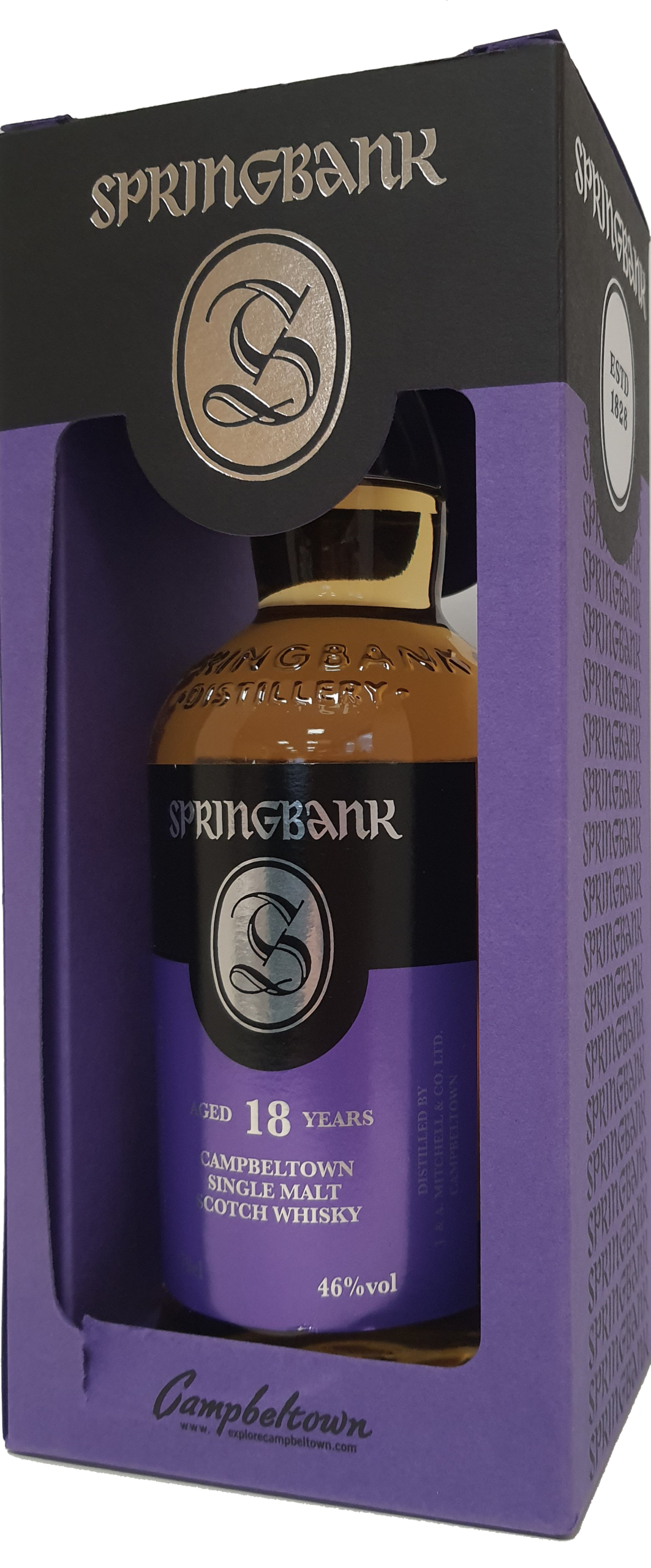 SPRINGBANK 18 ans 46% (Édition 2019) Single Malt WHISKY (ÉCOSSE / Campbeltown) Bouteille 70cl – Image 2