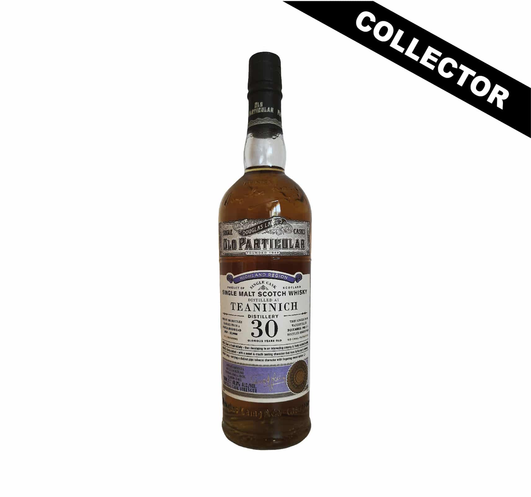 TEANINICH 30 ans (1982) 49,3% Old Particular Single Malt WHISKY (ÉCOSSE / Highland) 70cl