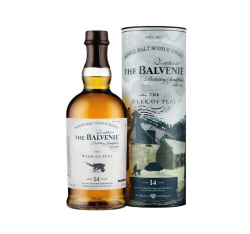 The Balvenie 14 ans The Week Of Peat : Un whisky aux arômes délicatement fumés ! La bouche est ronde et veloutée. A découvrir !