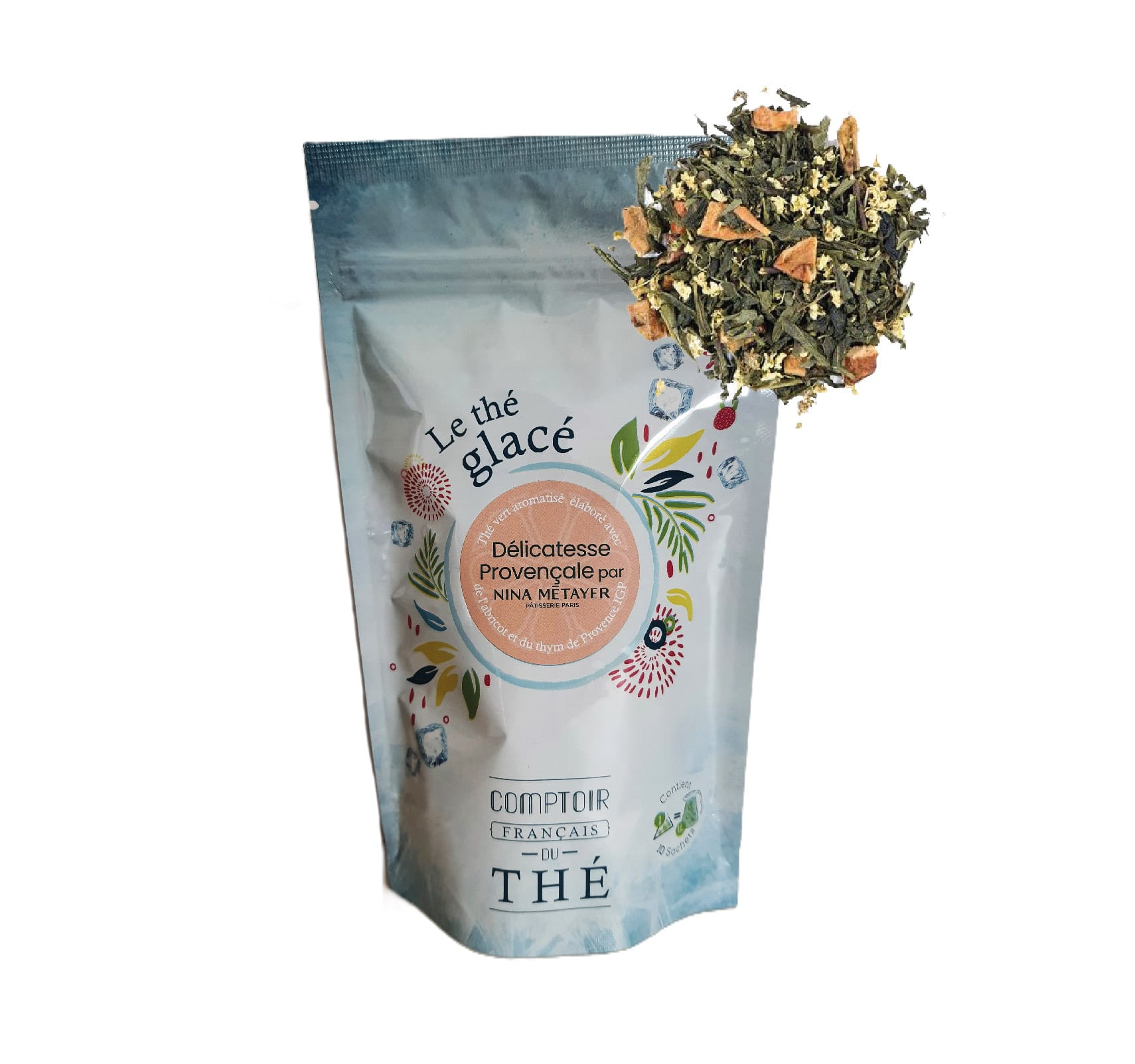 THÉ GLACÉ DÉLICATESSE PROVENÇALE par Nina Métayer 10 sachets