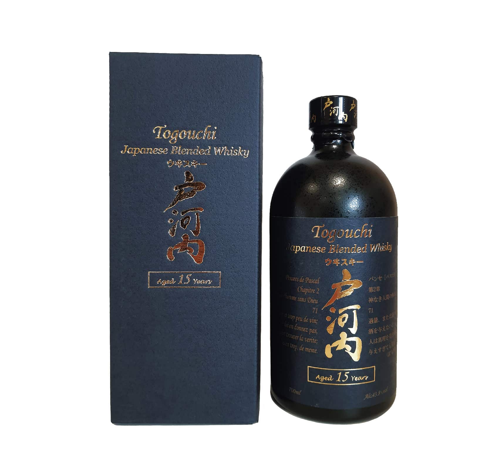 TOGOUCHI 15 ans 43,8% Blended WHISKY (JAPON) 70cl