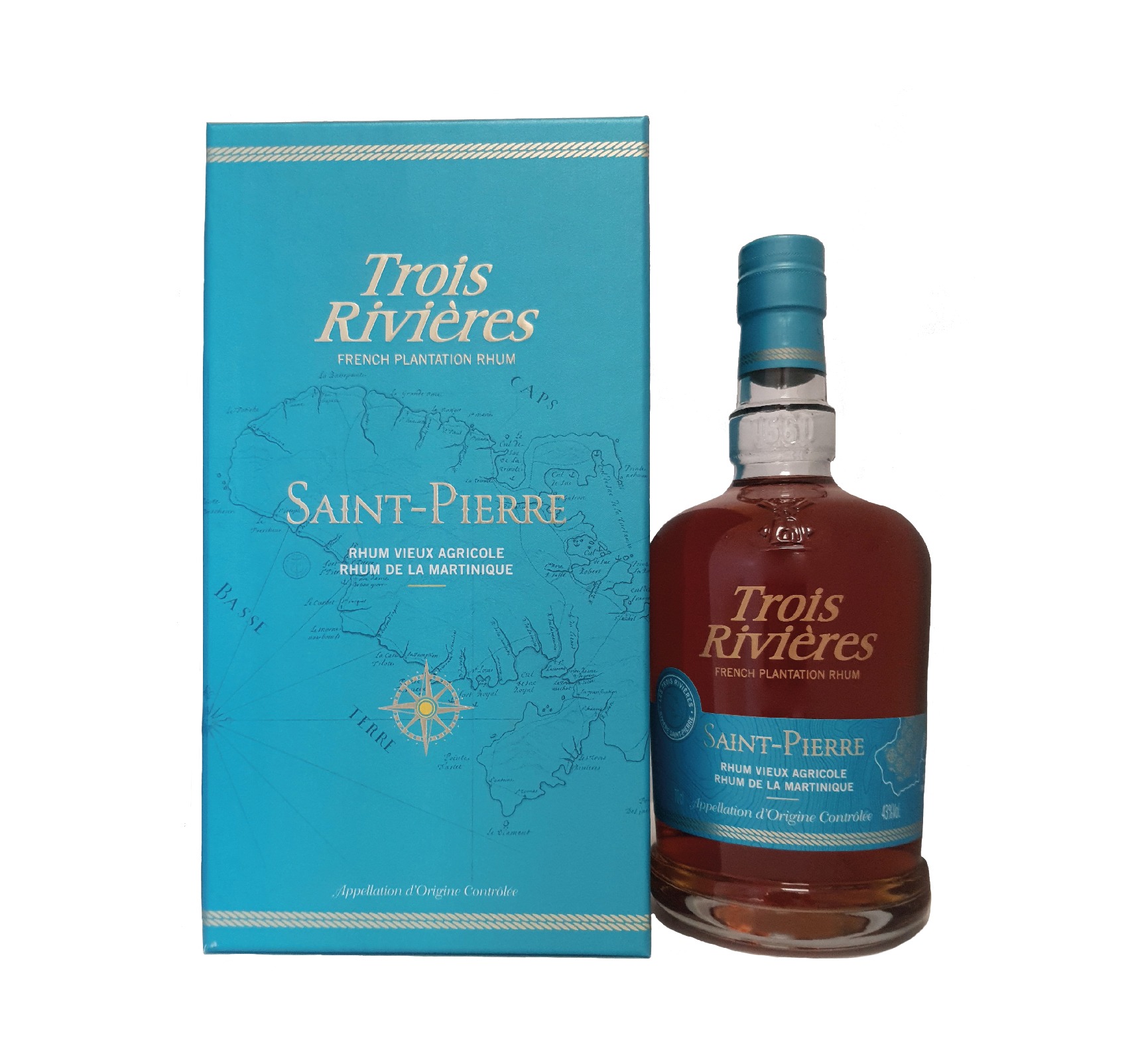 TROIS RIVIÈRES Saint-Pierre 43% RHUM VIEUX AGRICOLE (MARTINIQUE) 70cl