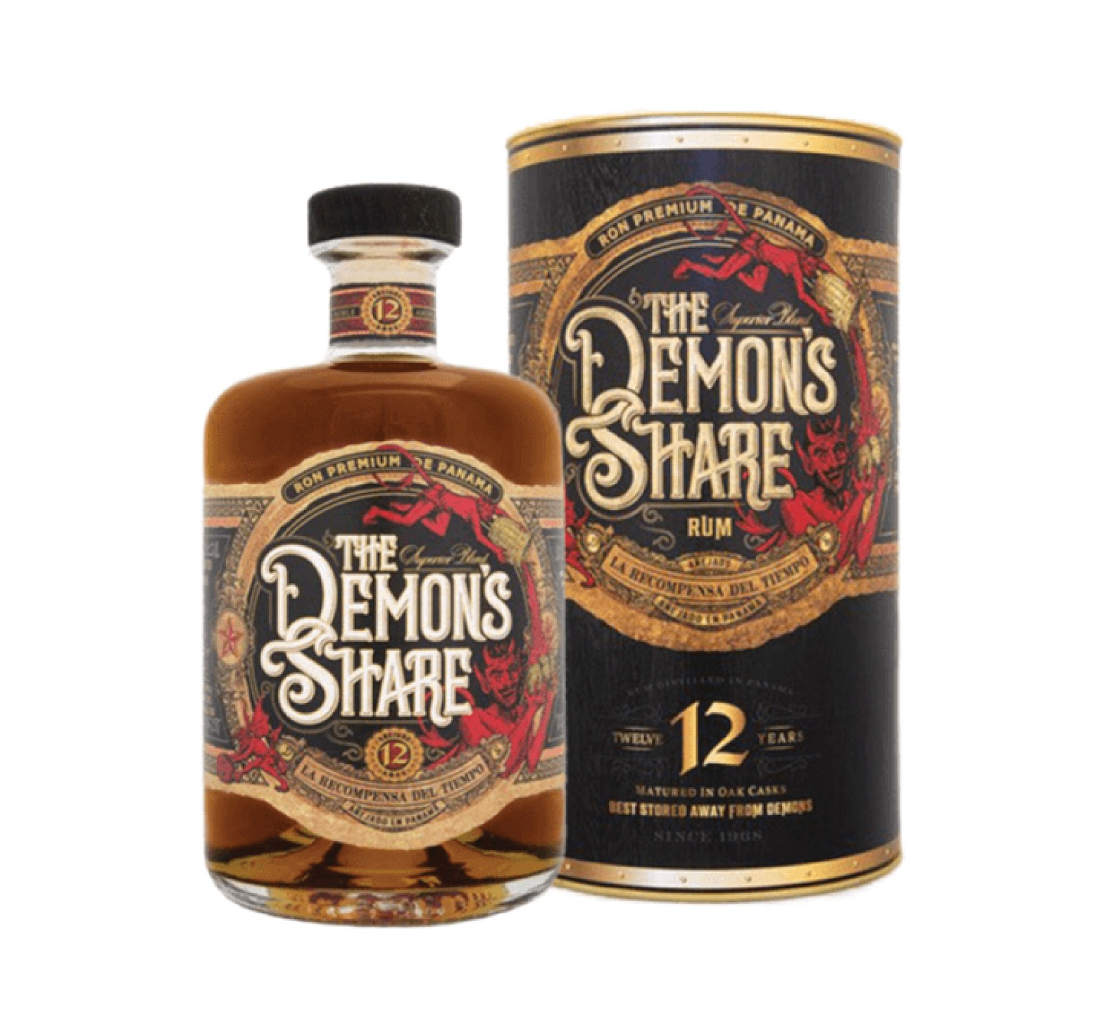 THE DEMON'S SHARE 12 ans 41% RHUM VIEUX (PANAMA) 70cl