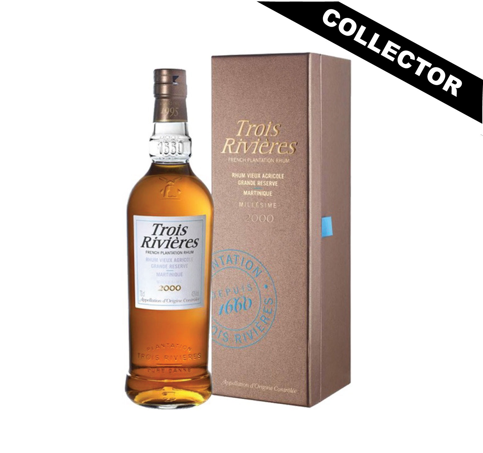 TROIS RIVIÈRES Millésime 2000 (42%) Grande Réserve RHUM VIEUX AGRICOLE (MARTINIQUE) 70cl
