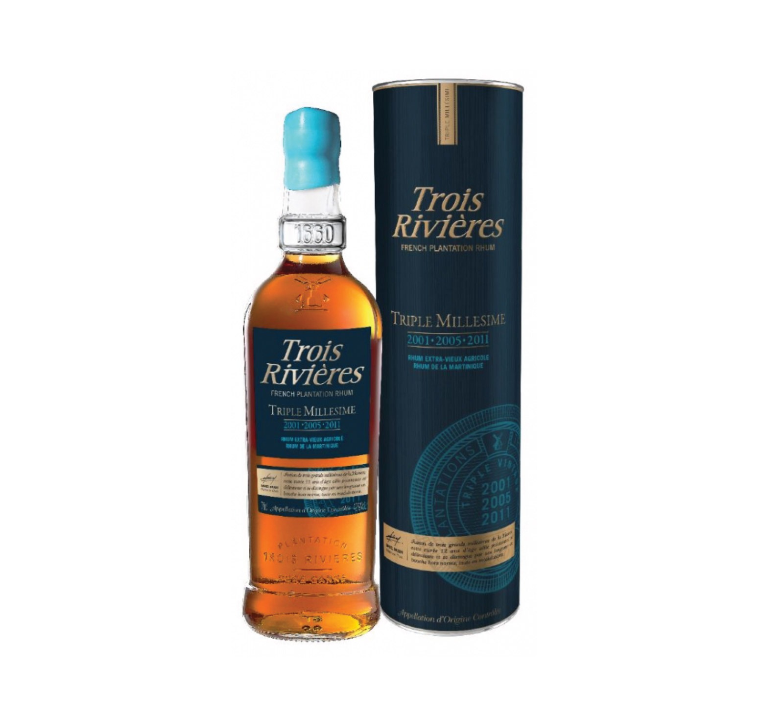 TROIS RIVIÈRES Triple Millésime 2001/2005/2011 (42%) RHUM VIEUX AGRICOLE (MARTINIQUE) 70cl