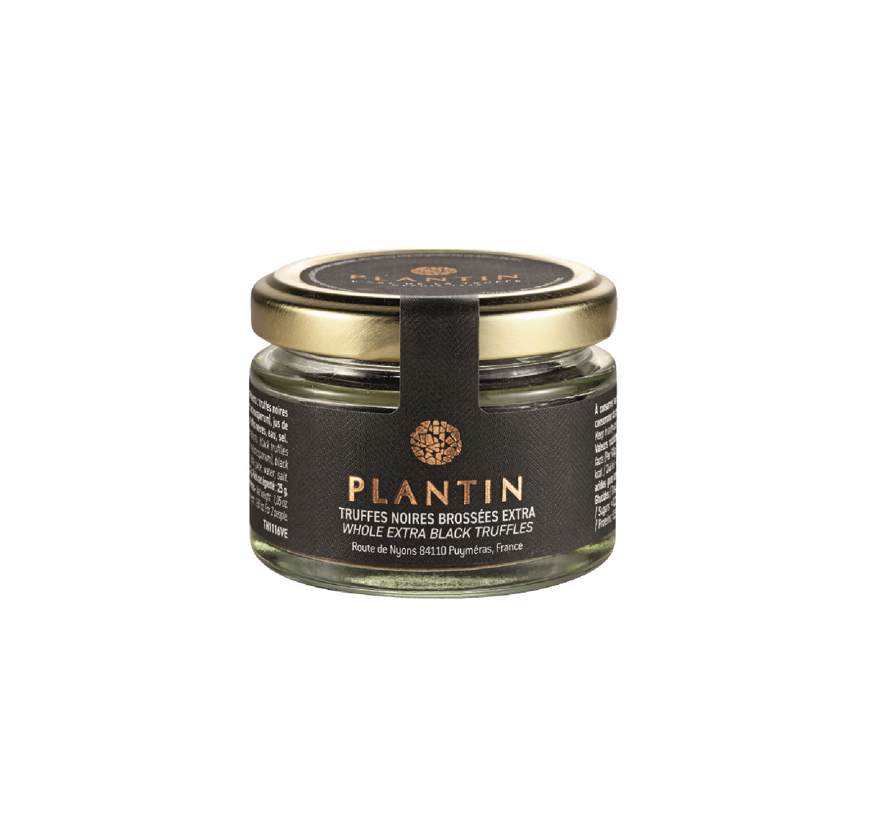 TRUFFES NOIRES BROSSÉES EXTRA Bocal 25g