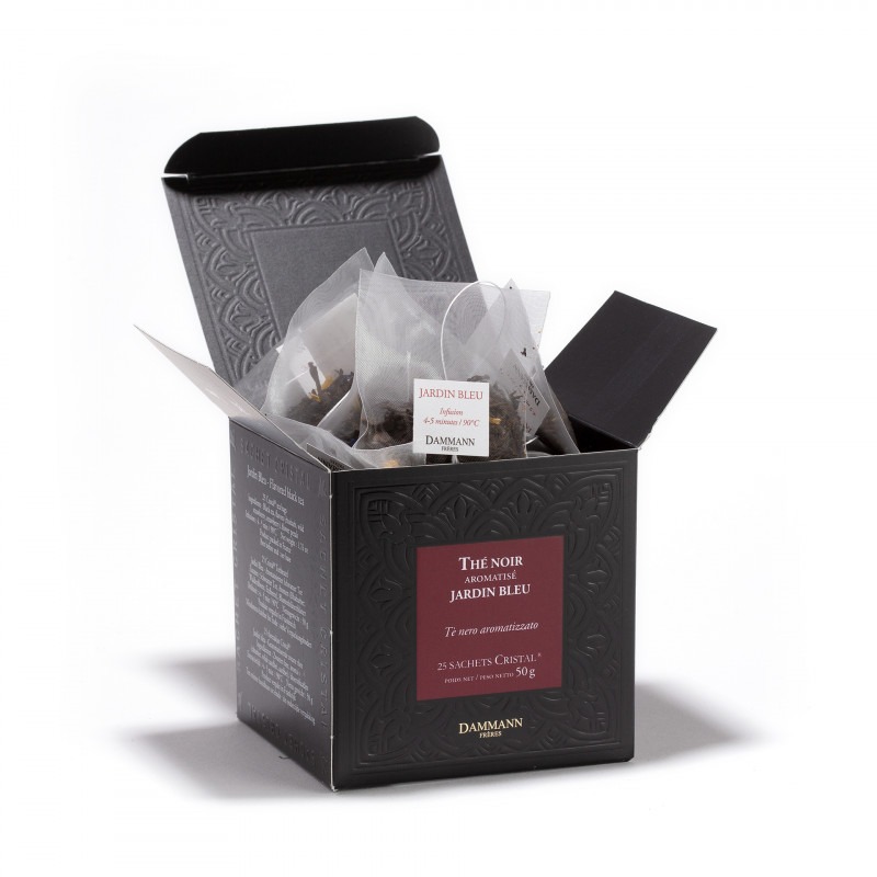 JARDIN BLEU (Thé noir) Boîte 25 Sachets – Image 2