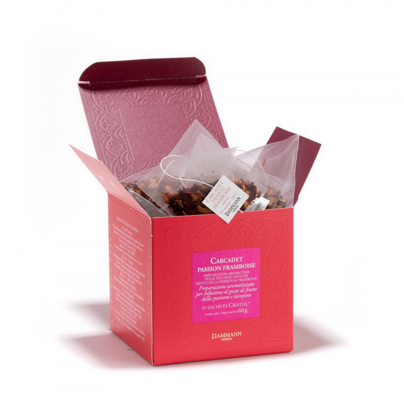 PASSION FRAMBOISE (Carcadet) Boîte 20 Sachets – Image 2
