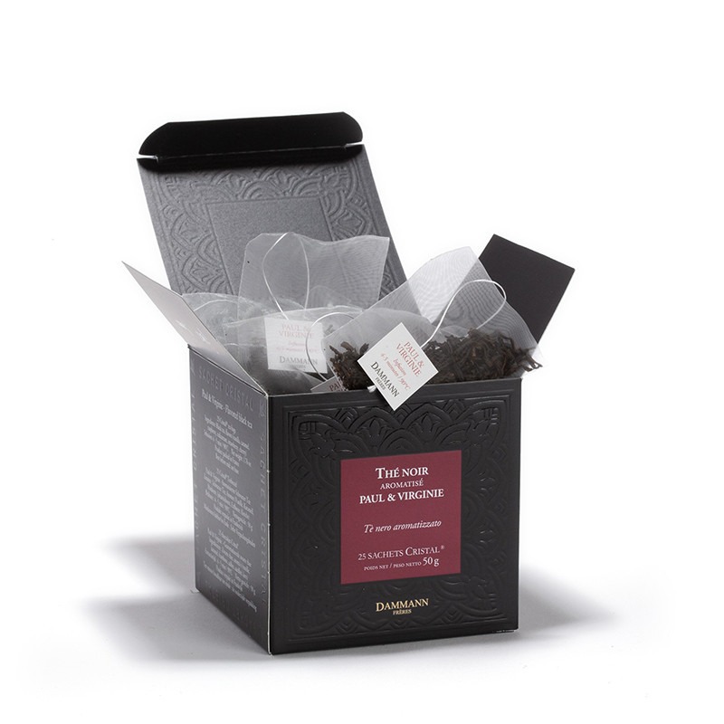 PAUL & VIRGINIE (Thé noir) Boîte 25 Sachets – Image 2
