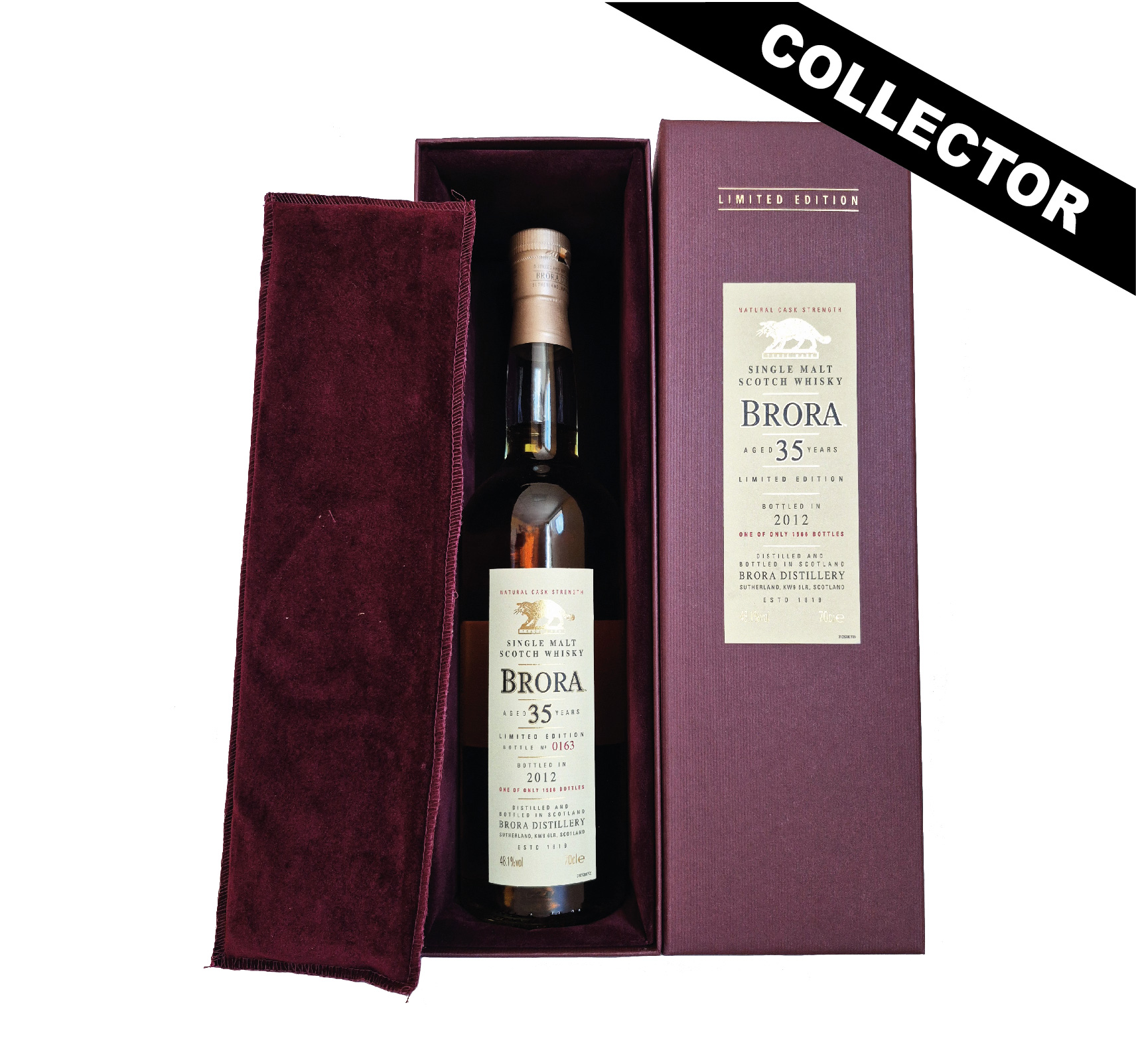 whisky non tourbé : 1566 bouteilles produites