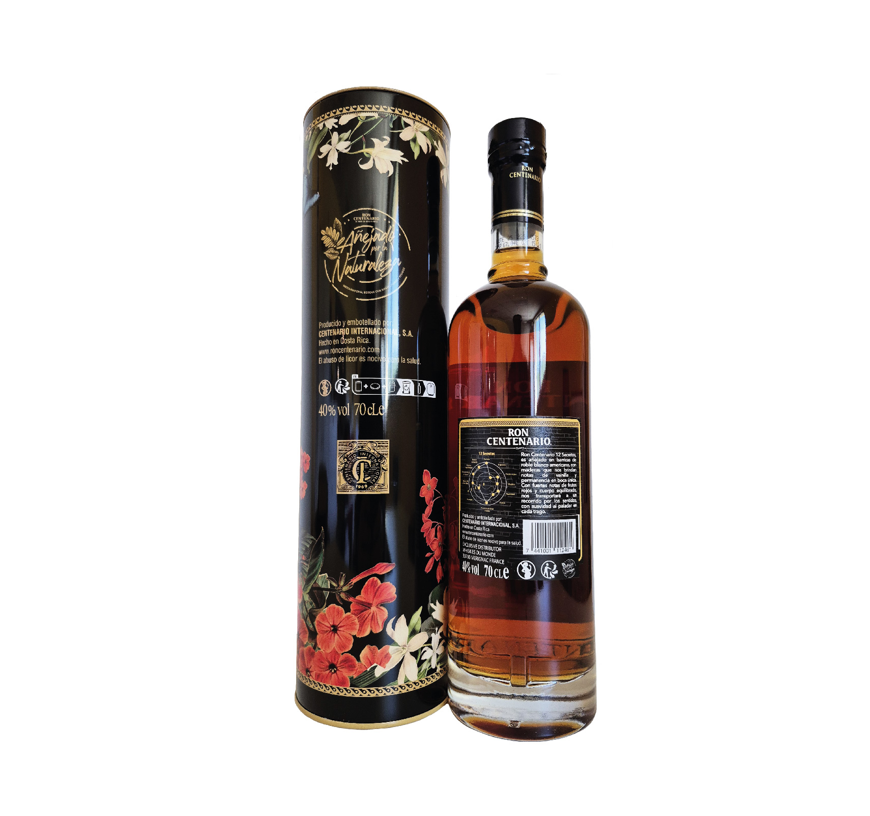 Rhum costaricien élaboré selon une méthode de vieillissement inspirée du système solera.