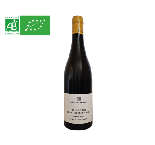 Bourgogne Hautes‑Côtes de Nuits Blanc : un Chardonnay frais et minéral du Château de Prémeaux, alliant pureté, tension et élégance bourguignonne.