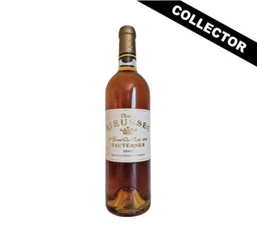 Rieussec 2006, un Sauternes riche, concentré avec une palette aromatique large et une structure qui lui permet de vieillir plusieurs décennies.
