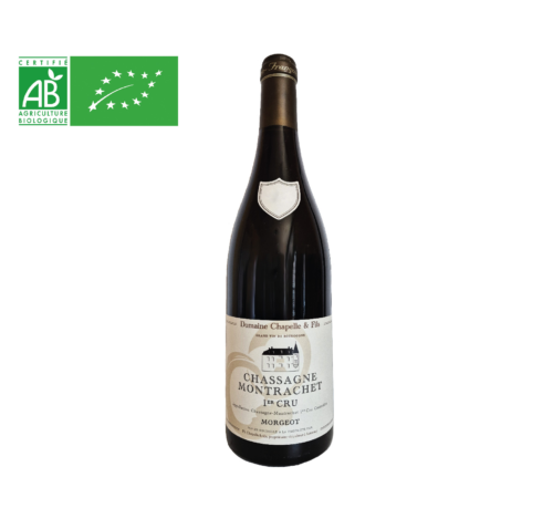 Chassagne‑Montrachet 1er Cru Morgeot Rouge – Domaine Chapelle : un Pinot Noir riche, structuré, à la finale gourmande avec une belle profondeur