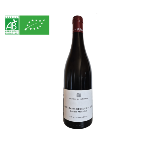 Nuits Saint Georges 2023 1er Cru Clos des Argillières du Château de Prémeaux, un grand vin de terroir qui va enrober vos papilles dans un écrin de velours !