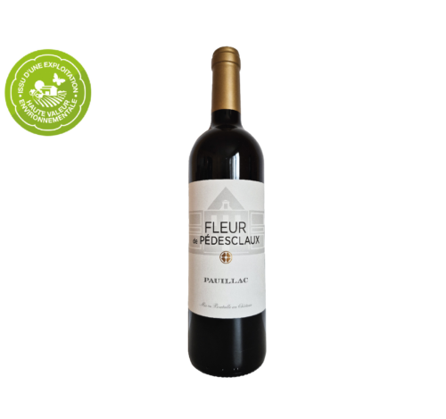 Pauillac Fleur de Pédesclaux, un vin élégant, gourmand, marqué par un fruit noir précis, des tanins soyeux. Un Pauillac raffiné, parfaitement équilibré
