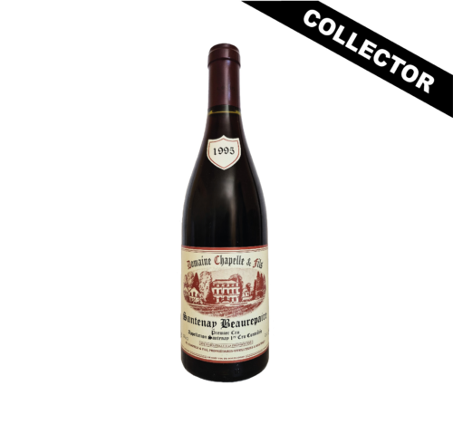 Beaurepaire 1995 du Domaine Chapelle, un pinot noir mûr, élégant, des arômes de fruits rouges confits, de cuir fin, des notes de sous‑bois. Une bouche raffinée et pleine de charme.
