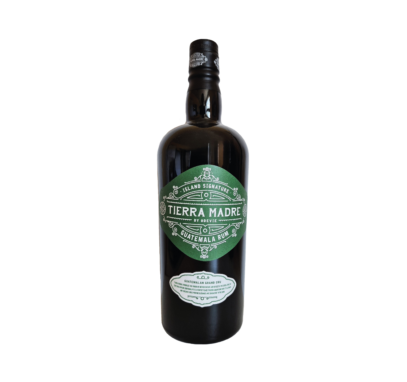 Tierra Madre, un rhum guatémaltèque doux et équilibré, aux notes de caramel, vanille et épices. Un assemblage élégant qui reflète le terroir du Guatemala.