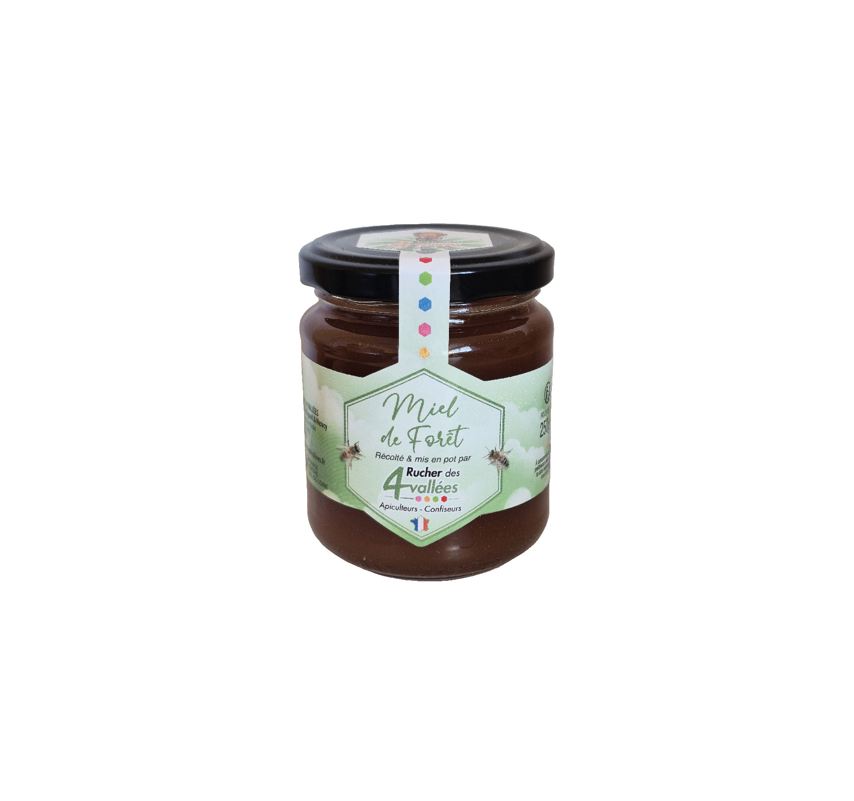 Le Miel de forêt est foncé et aromatique, aux notes boisées et caramélisées. Intense et authentique, il séduit les amateurs de miels de caractère.