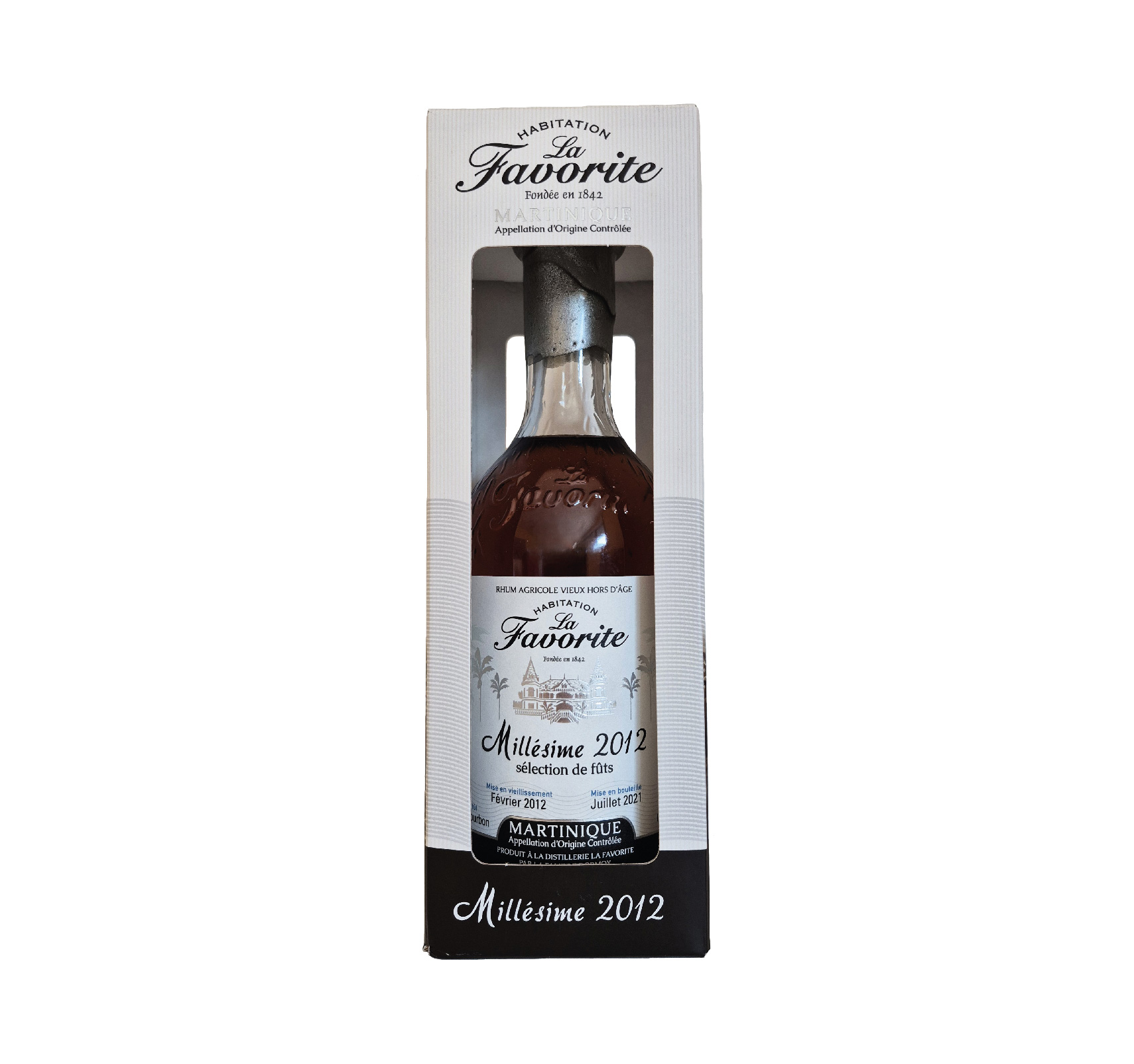 Un rhum vieux hors d’âge vieilli 9 ans en fûts ex‑bourbon et ex‑cognac.