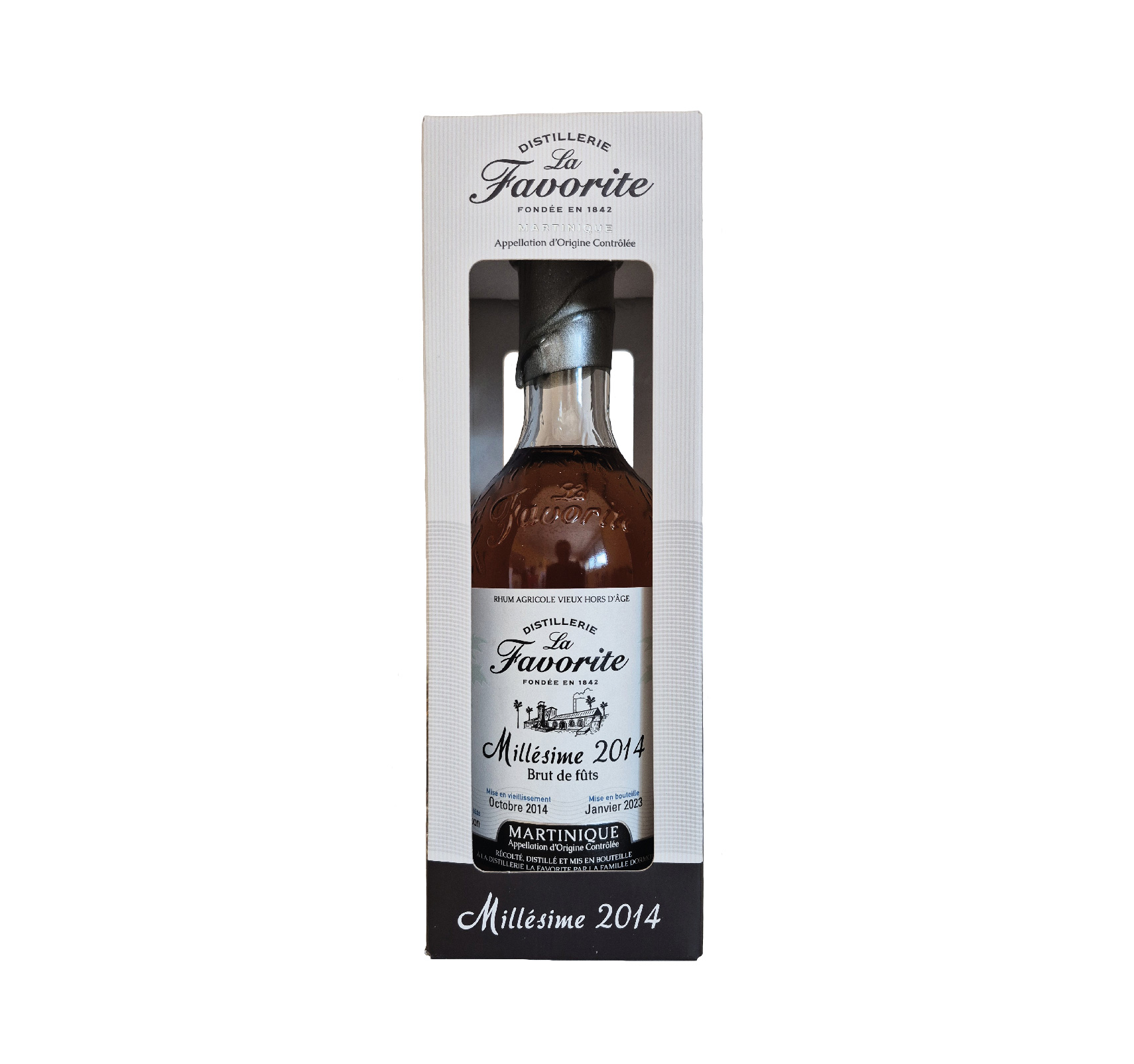 LA FAVORITE Millésime 2014 (47,1%) RHUM VIEUX HORS D’ÂGE (MARTINIQUE) 70cl – Image 2