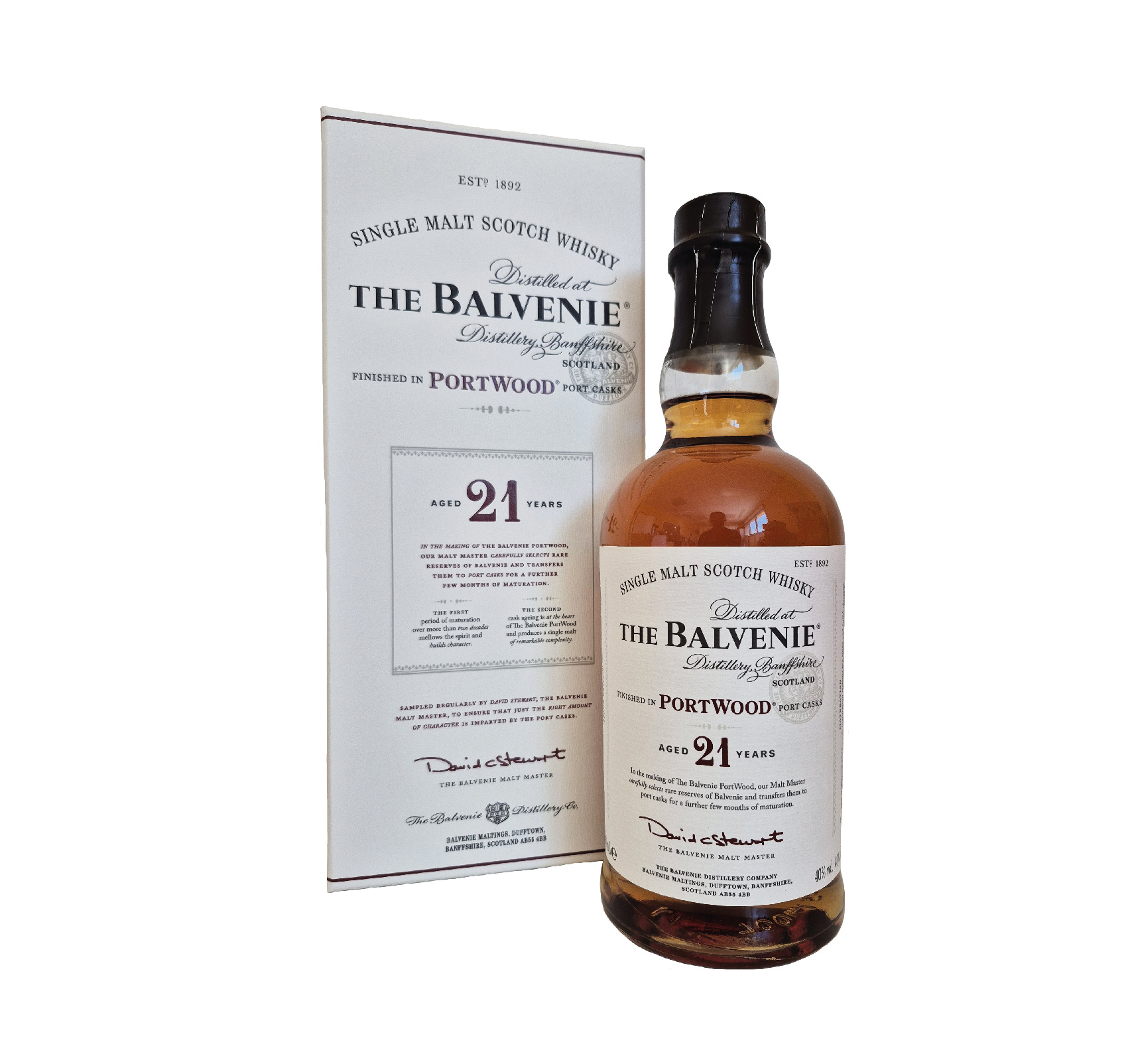 THE BALVENIE "Single Malt 21 Ans" Port Wood, Éd 2025