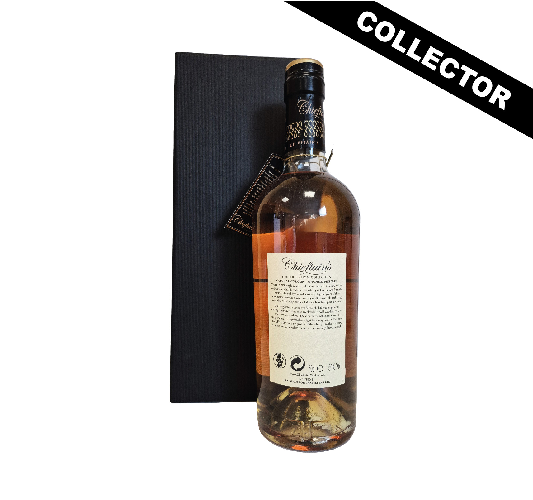 Un single malt du Speyside à 50 %, élevé en Hogshead et marqué par de belles notes de pomme, d'orange, de vanille et de cannelle.